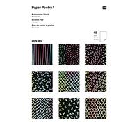 Rico Design Blocco di carta antigraffio A5, 15 fogli