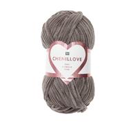 Rico Creativo Chenillove Maglieria Grosso Lana 100g - 012 Marrone