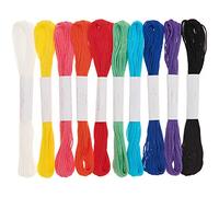 Rico Design Set di 10 gomitoli di filo per lavoro a maglia Rainbow - ideale per lavoretti a maglia e fai da te - per bambini, adulti e principianti - fai