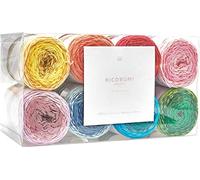 Rico Design Set di 16 gomitoli di cotone RICORUMI Spin DK