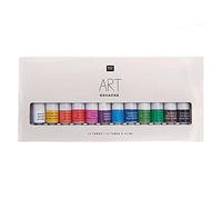 Rico Design Set di Pittura a guazzo - Colori di Base - 12 x 12 ml