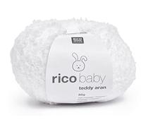 Rico gomitolo di lana baby, orsacchiotto aran, 50 g, circa: 145m, Bianco