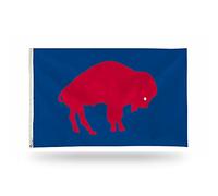 Rico Industries Bandiera NFL Buffalo Bills Retro Design 9,8 x 1,8 cm - su un lato - interni o esterni - Decorazione per la casa