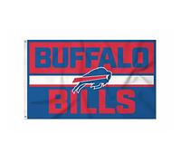 Rico Industries Bandiera NFL Football Buffalo Bills Bold 9,6 x 1,5 m, su un lato, per interni o esterni, decorazione per la casa