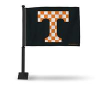 Rico Industries - Bandiera per auto unisex University of Tennessee, con scacchiera T-Black Pole, Multi, taglia unica