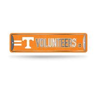 Rico Industries Cartello stradale in metallo con scritta "Tennessee Volunteers", 10 x 38 cm, ideale per casa, ufficio, camera da letto e grotta degli uomini