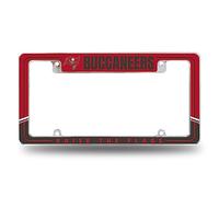 Rico Industries Cornice per Targa automobilistica NFL Football Tampa bay Buccaneers Bicolore 30,5 x 15,2 cm, cromata, per Auto/Camion/SUV
