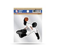 Rico Industries Decalcomania NBA Phoenix Suns Mascot 4x4, colore della squadra, le dimensioni delle singole decalcomanie variano