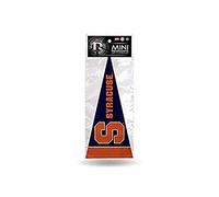 Rico Industries Fan Shop Decor NCAA Syracuse Orange 8 pezzi 10,2 cm Classic Mini Pennant Decor Set di decorazioni a forma di squadra, 4 x 9 cm