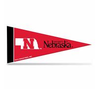 Rico Industries MP410105 NCAA Nebraska Cornhuskers Classic Mini Pennant Décor, Rosso, 10,2 cm/22,9 cm