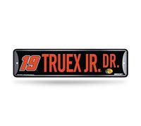 Rico Industries NASCAR Racing Martin Truex Jr, cartello stradale in metallo, 10,2 x 38,1 cm, decorazione per la casa, camera da letto, ufficio, grotta degli uomini