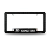 Rico Industries NBA Oklahoma City Thunder Telaio Targa in Fibra di Carbonio 30,5 x 15,2 cm, Cromato, per Auto/Camion/SUV