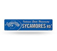 Rico Industries NCAA Angelo State Rams High-RES Plastic Street Sign, Blue