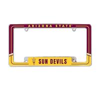 Rico Industries NCAA Arizona State Sun Devils - Cornice per Targa automobilistica ASU Bicolore 30,5 x 15,2 cm, cromata, per Auto/Camion/SUV