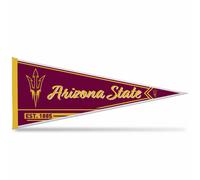 Rico Industries NCAA Arizona State Sun Devils - Gagliardetto decorativo da parete in feltro ASU Classic 12"""" x 30"""" - Ottimo per la casa/camera d