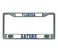 Rico Industries NCAA Chrome Plate Frame, Unisex, FC100104, Silver, 12" x 6"