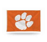 Rico Industries NCAA Clemson Tigers Orange 3' x 5' Banner Flag