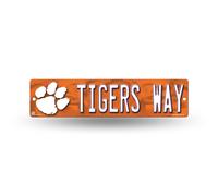 Rico Industries NCAA Clemson Tigers Segnale stradale in plastica da 16 pollici D?cor 3,75 x 16 pollici