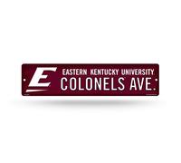 Rico Industries NCAA Eastern Kentucky Colonels Segnale stradale in plastica da 16 pollici D?cor