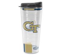 Rico Industries NCAA Georgia Tech Yellow Jackets - GT 623,7 g doppia parete isolata Tritan Classic Tumbler Cup mantiene le bevande fredde e calde, prodotta negli Stati Uniti