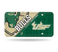 Rico Industries NCAA Metal Auto Tag, MTG100402, Nero, 12" x 6"