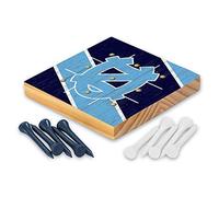 Rico Industries NCAA North Carolina Tar Heels Peg Tic Tac Toe Gioco