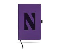 Rico Industries NCAA Northwestern Wildcats - Blocco note a colori incisi al laser, 13,3 x 21 cm
