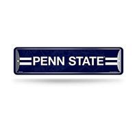 Rico Industries NCAA Penn State Nittany Lions Home Décor - Targa stradale in metallo (10,2 x 38,1 cm), ideale per casa, ufficio, camera da letto e grotta degli uomini