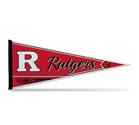 Rico Industries NCAA Rutgers Scarlet Knights Classic - Gagliardetto in feltro morbido, 30,5 x 76,2 cm, EZ to Hang - Decorazione per la casa (sala giochi, grotta dell'uomo, camera da letto)