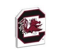 Rico Industries NCAA South Carolina Gamecocks - Espositore da scrivania in acrilico standard da 7,6 cm, decorazione da scrivania con taglio di precisione, per casa, ufficio o regalo