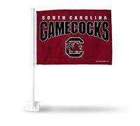 Rico Industries NCAA South Carolina Gamecocks Red Double Sided Car Flag 16 x 19.5-"