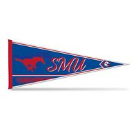 Rico Industries NCAA Southern Methodist Mustangs Classic 30,5 x 76,2 cm in morbido feltro - EZ da appendere - Decorazione per la casa (sala giochi, grotta dell'uomo, camera da letto)