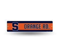 Rico Industries NCAA Syracuse Orange Segnale stradale in plastica da 16 pollici D?cor