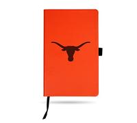 Rico Industries NCAA Texas Longhorns - Blocco note a colori incisi al laser, 13,3 x 21 cm