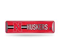 Rico Industries NCAA Texas Longhorns Home Décor - Cartello stradale in metallo (10,2 x 38,1 cm), ideale per casa, ufficio, camera da letto e grotta degli uomini