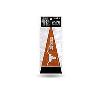 Rico Industries NCAA Texas Longhorns - Set di 8 mini gagliardetti classici da 10,2 x 22,9 cm