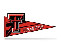 Rico Industries NCAA Texas Tech Red Raiders Soft Felt Pennant - EZ to Hang - Home Décor (Game Room, Man Cave, Bed Room)