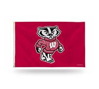 Rico Industries NCAA Wisconsin Badgers Banner Bandiera 0,9 m di 1,5 m