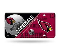 RICO INDUSTRIES NFL Arizona Cardinals Unisex Arizona Cardinals License Plate Metalarizona Cardinals License Plate Metal, Team Color, One Size,6734548507