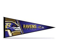 Rico Industries NFL Baltimore Ravens - Gagliardetto in feltro morbido, 30,5 x 76,2 cm