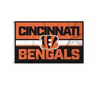 Rico Industries NFL Calcio Cincinnati Bengals Bold 90x152cm Bandiera Unilaterale - Interno o Esterno - Decorazione della Casa