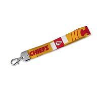 Rico Industries NFL Football Kansas City Chiefs cordino da polso portachiavi, carino cinturino portachiavi per donne uomini chiavi auto badge carta portafoglio telefono fotocamera