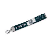 Rico Industries NFL Football Philadelphia Eagles cordino da polso portachiavi, carino cinturino portachiavi per donne uomini chiavi auto badge carta portafoglio telefono fotocamera