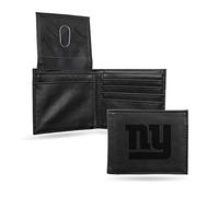 Rico Industries NFL Laser Engraved Billfold Wallet, Black, Nero (Nero) - LEBIL1401BK