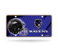 Rico Industries NFL Metal Auto Tag, Team Logo