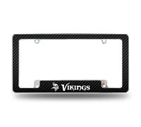 Rico Industries Nfl Minnesota Vikings nero 30,5 cm x 15,2 cm cromato All Over Automotive telaio targa per auto/camion/SUV