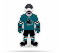 Rico Industries NHL San Jose Sharks - Pennant a forma di mascotte, decorazione per la casa e il soggiorno, in morbido feltro EZ da appendere