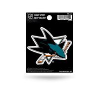 Rico Industries NHL Short Sport Decalcomania, Black, 3.5" x 4.5"