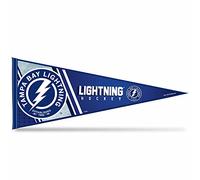 Rico Industries NHL Tampa Bay Lightning Primary, 30,5 x 76,2 cm, morbido feltro, EZ da appendere, decorazione per la casa (sala giochi, grotta maschile, camera da letto)