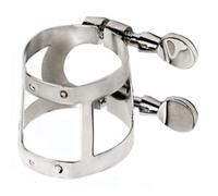 Rico legatura sax alto RAS1N Nichel Plated con cap